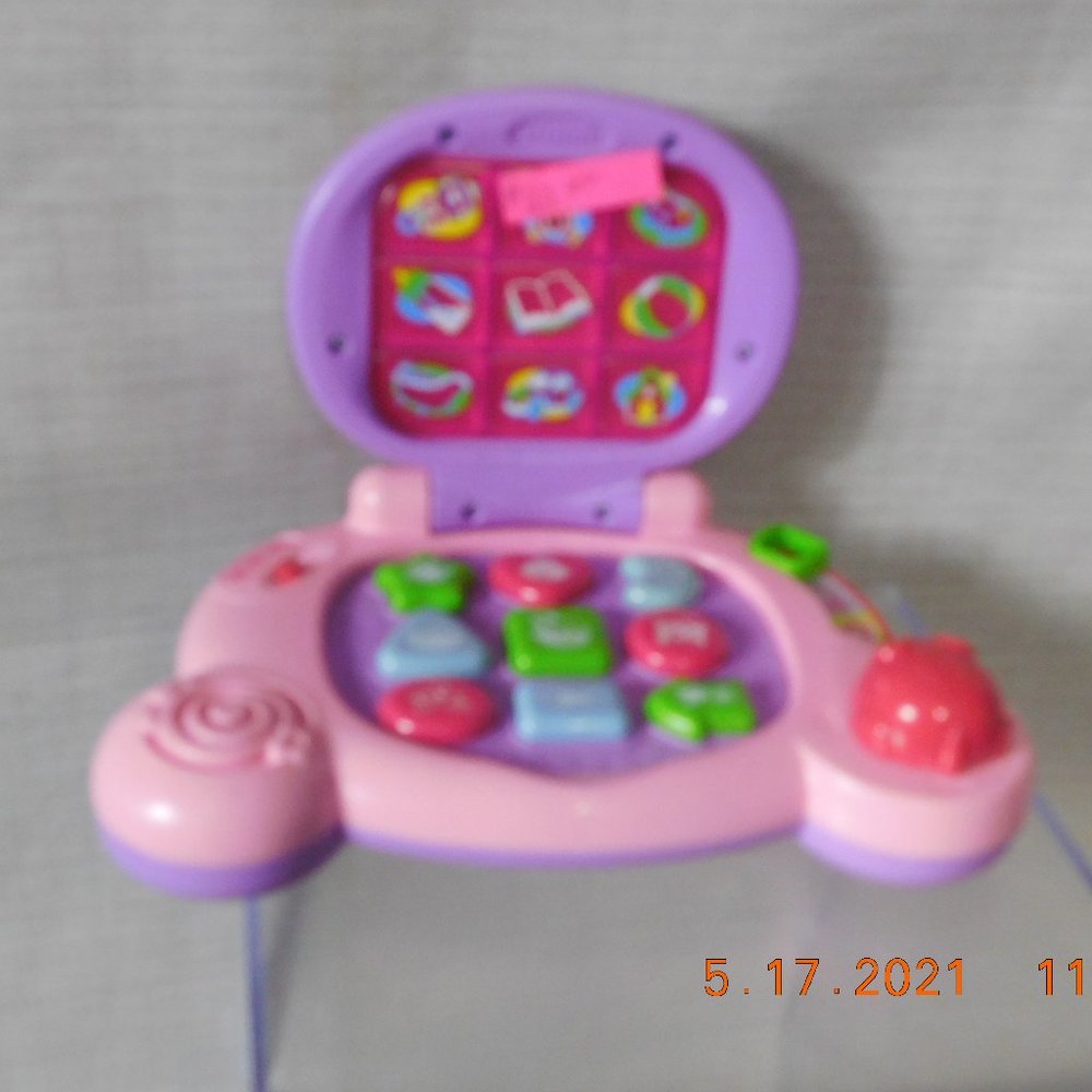 Vtech Pink Baby's Learning Laptop Child's Edu.